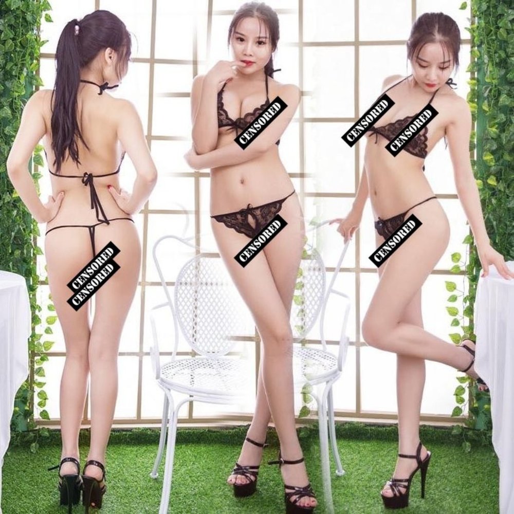 [NEW]Adult Intimate Apparel Lingeries Set Celana Dalam Wanita Open Undies Crotch